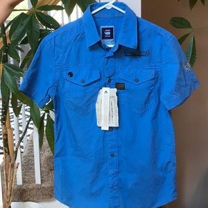 NWT G-Star RAW Arizona Lawrence Button-Up Shirt
